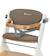 Chaise haute bébé en bois avec coussin timba Light wood+Mineral graphite+Mist gray+Natural (wood) 3 - vertbaudet enfant 