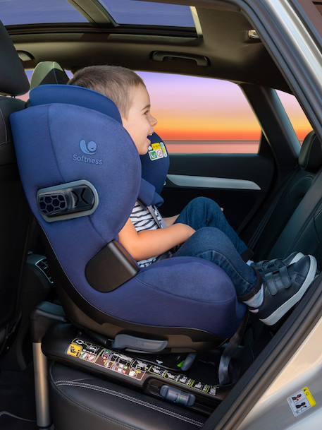 Siège auto dos route pivotant r129 i-size 40-105 cm softness® gaïa pro Carbon+Océan+Passion 12 - vertbaudet enfant 