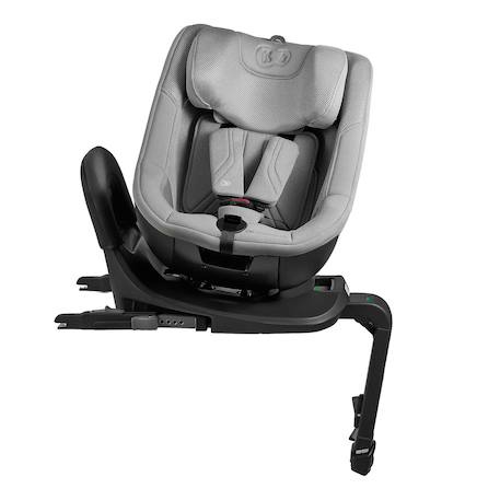 Siège auto rotatif i-size avec sécurité renforcée et inclinaison facile tissu Beige+Gris+Noir 10 - vertbaudet enfant 