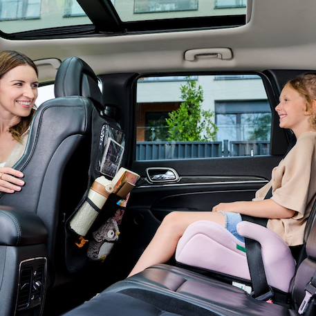 Organisateur de Voiture Kinderkraft AUTO-ORGANIZER 2 EN 1 avec 8 Poches, Support Tablette et Protection de Siège Noir 2 - vertbaudet enfant 