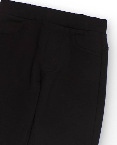 Jegging pour fille avec poches arrière Noir 3 - vertbaudet enfant 