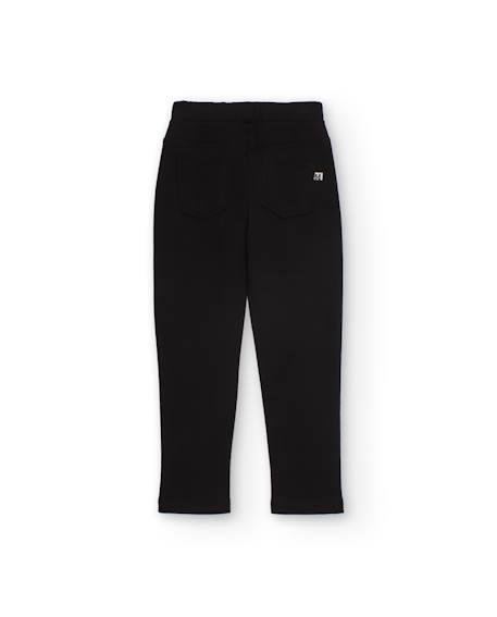 Jegging pour fille avec poches arrière Noir 2 - vertbaudet enfant 