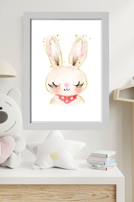 Cadre mural enfant lapin Multi coloured 3 - vertbaudet enfant 