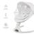 Transat Électrique Kinderkraft TULSY avec 5 Vitesses de Balancement, Bluetooth, Télécommande et Dossier Réglable Beige+Gris 4 - vertbaudet enfant 