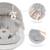 Transat Électrique Kinderkraft TULSY avec 5 Vitesses de Balancement, Bluetooth, Télécommande et Dossier Réglable Beige+Gris 5 - vertbaudet enfant 