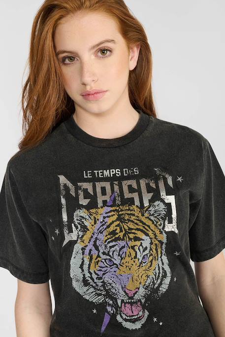 Tee-shirt abbigi Black 5 - vertbaudet enfant 