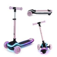 Jouet-Jeux de plein air-Trottinette 3 roues led pour enfant