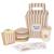 Jouet en bois - dinette - burger meal Beige 1 - vertbaudet enfant 