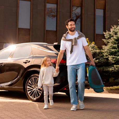 Siège Auto UNITY 2 i-Size Pliable avec ISOFIX, Dossier Inclinable 5 Positions et SPS+ H-GUARD Bleu anthracite+Gris+Noir+Vert 13 - vertbaudet enfant 