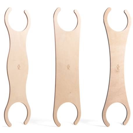 Lot de 3 planches d'équilibre compatibles stapelstein Bois naturel 2 - vertbaudet enfant 