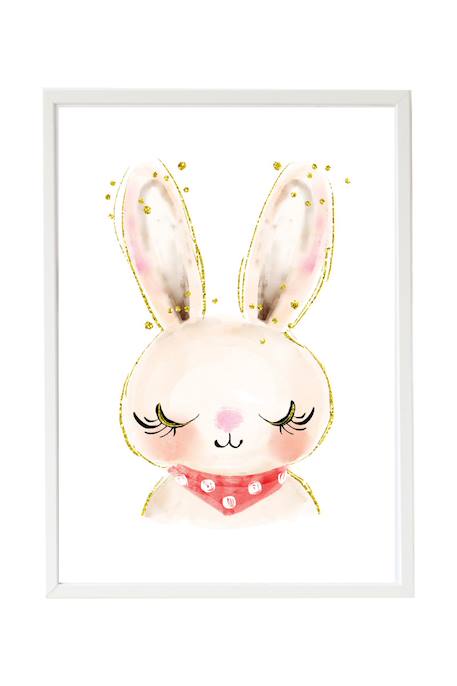 Cadre mural enfant lapin Multi coloured 1 - vertbaudet enfant 