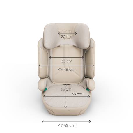 Siège auto évolutif pour enfants de 100 à 150 cm Beige+Gris+Noir+Vert 6 - vertbaudet enfant 