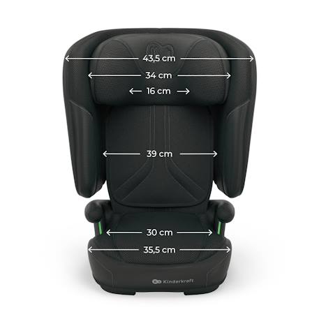 Siège Auto UNITY 2 i-Size Pliable avec ISOFIX, Dossier Inclinable 5 Positions et SPS+ H-GUARD Bleu anthracite+Gris+Noir+Vert 17 - vertbaudet enfant 