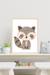 Cadre mural enfant raton laveur Multi coloured 3 - vertbaudet enfant 