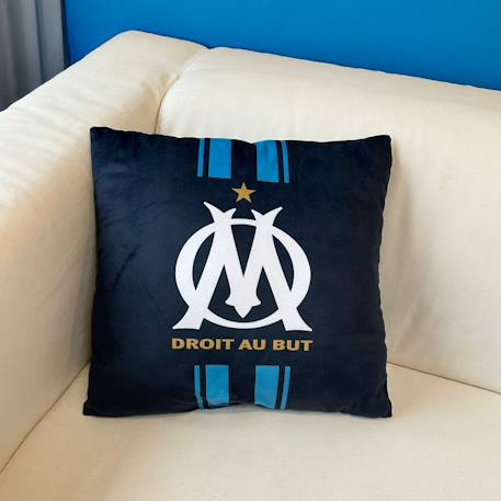 Coussin imprimé 100% polyester, om velbo Bleu 3 - vertbaudet enfant 
