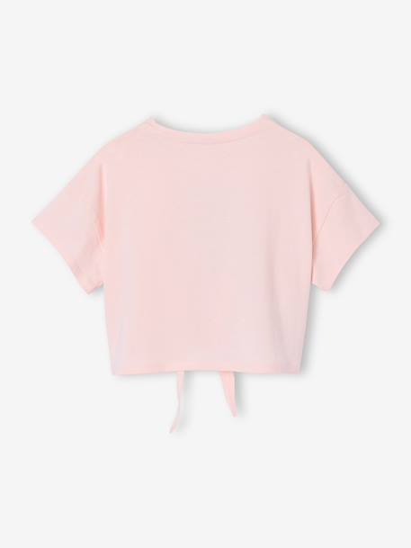 T-shirt manches courtes sport rose pâle 2 - vertbaudet enfant 