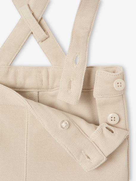 Ensemble bébé chemise et short cérémonie beige+vert sauge 9 - vertbaudet enfant 
