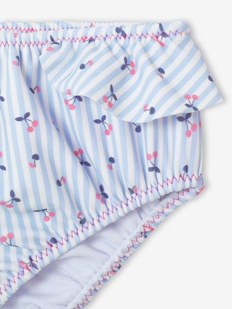 Maillot bain 3 pièces rayures bleu clair 9 - vertbaudet enfant 