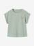 T-shirt fille sport écru+vert sauge 4 - vertbaudet enfant 