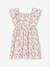 Robe fille manches papillon corail+écru 5 - vertbaudet enfant 