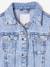 Veste jean fille personnalisable bleu clair+bleu moyen 4 - vertbaudet enfant 