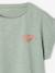 T-shirt fille sport écru+vert sauge 6 - vertbaudet enfant 