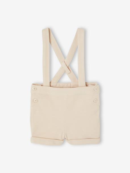 Ensemble bébé chemise et short cérémonie beige+vert sauge 5 - vertbaudet enfant 