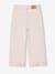 Pantalon fille large à volants écru+lilas 4 - vertbaudet enfant 