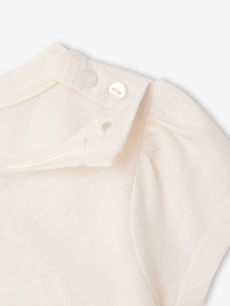 Lot de 3 t-shirts bébé fille manches longues écru+rayé rouge 5 - vertbaudet enfant 