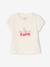 Lot de 3 t-shirts bébé fille manches longues écru+rayé rouge 2 - vertbaudet enfant 