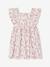 Robe fille manches papillon corail+écru 4 - vertbaudet enfant 