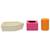 Jouet de bain bébé bateau en caoutchouc orange Orange, rose, écru 3 - vertbaudet enfant 