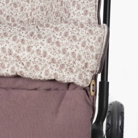 Chancelière poussette hiver gala Bordeaux+Vert 5 - vertbaudet enfant 