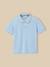 Polo garçon en coton bio Blanc+Celadon+Ciel+Marine+Rouge+Vert anglais 7 - vertbaudet enfant 