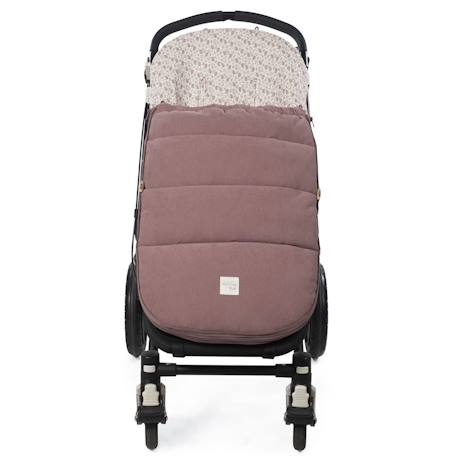 Chancelière poussette hiver gala Bordeaux+Vert 1 - vertbaudet enfant 