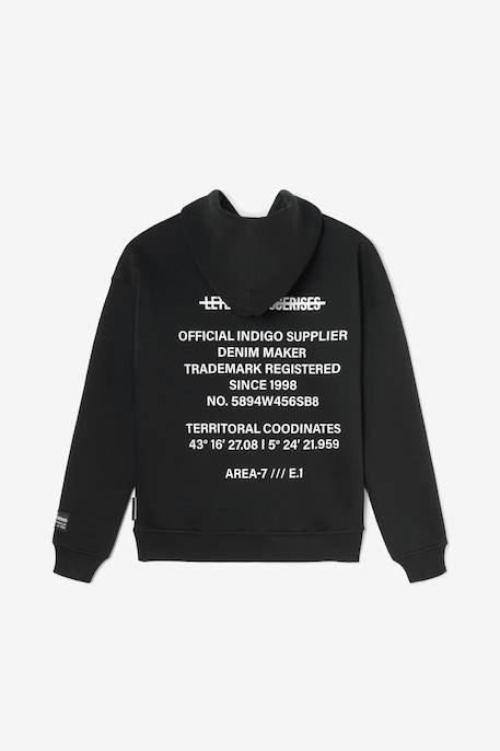 Sweat-shirt capuche tanbo Black 3 - vertbaudet enfant 