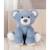 Peluche - ours floppy, bleu 40 cm Bleu 4 - vertbaudet enfant 
