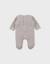 Pyjama bébé en velours brodé lapin Gris 5 - vertbaudet enfant 