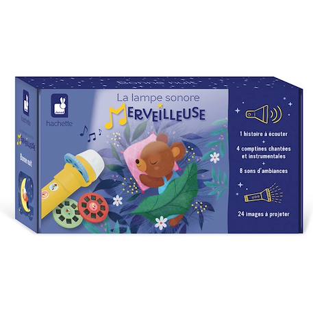 Lampe sonore merveilleuse - bonne nuit Bleu 1 - vertbaudet enfant 