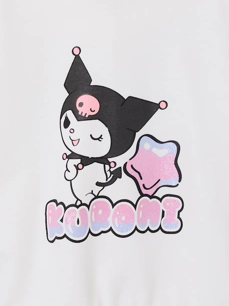 Sweat à capuche Kuromi écru 3 - vertbaudet enfant 