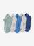 Lot 5 socquettes gris chiné 1 - vertbaudet enfant 