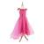 Déguisement enfant robe rose Rose Fuchsia 1 - vertbaudet enfant 