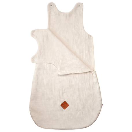 Gigoteuse d'été tog 0,5 en gaze de coton jeanne Beige+Blanc+Blanc à pois or+Bleu ciel+Camel+Écru+Gris clair+Rose+Terracotta+Vert de gris 4 - vertbaudet enfant 