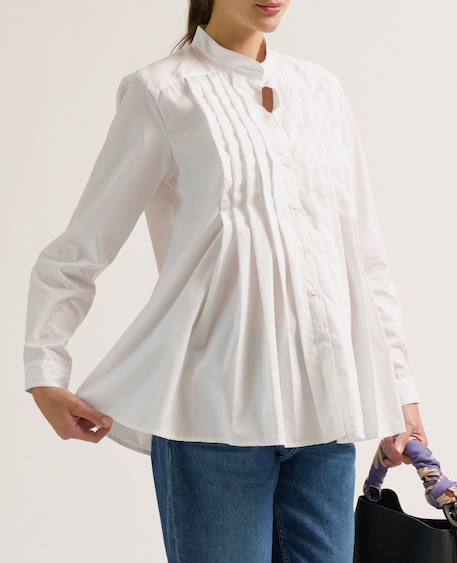 Chemise de grossesse et allaitement ika - blanc Blanc 2 - vertbaudet enfant 