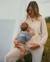 Sweat de grossesse et d'allaitement enzo Beige+Marine 6 - vertbaudet enfant 