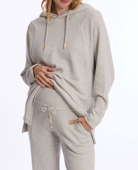 Sweat à capuche de grossesse et d'allaitement billie Gris 4 - vertbaudet enfant 