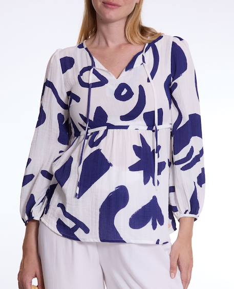 Blouse de grossesse et d'allaitement corfou Multico 2 - vertbaudet enfant 