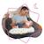 Coussin de grossesse et allaitement Fluffy+Graphique+Plumes 17 - vertbaudet enfant 