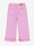 Pantalon fille large à volants écru+lilas 9 - vertbaudet enfant 