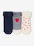 Lot de 3 paires de chaussettes bébé fille coeurs Lot écru 2 - vertbaudet enfant 